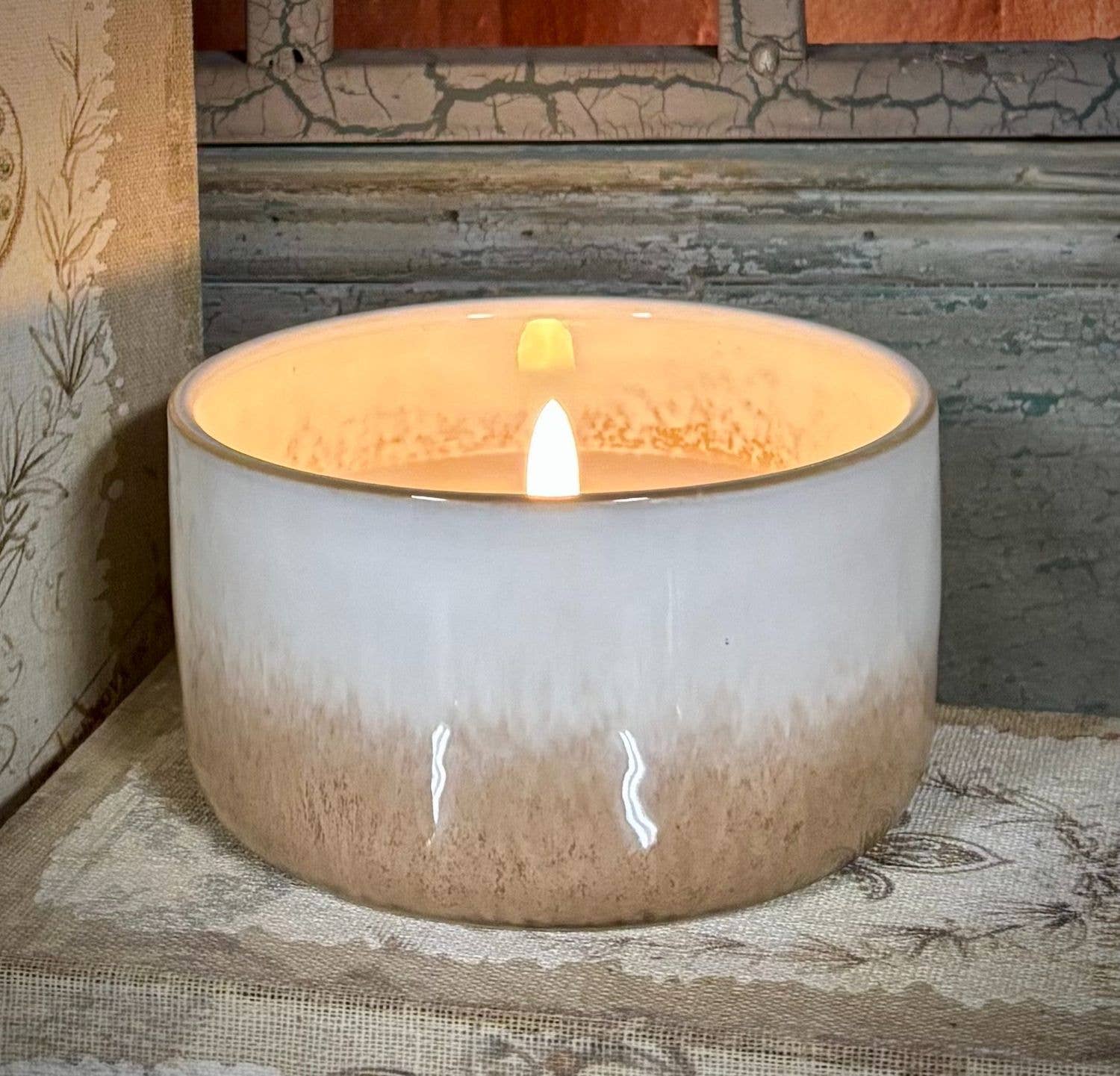 Radiance Ceramique 4.5"x2.5" LED Candle