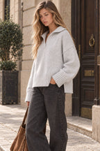 Polo Collar Sweater