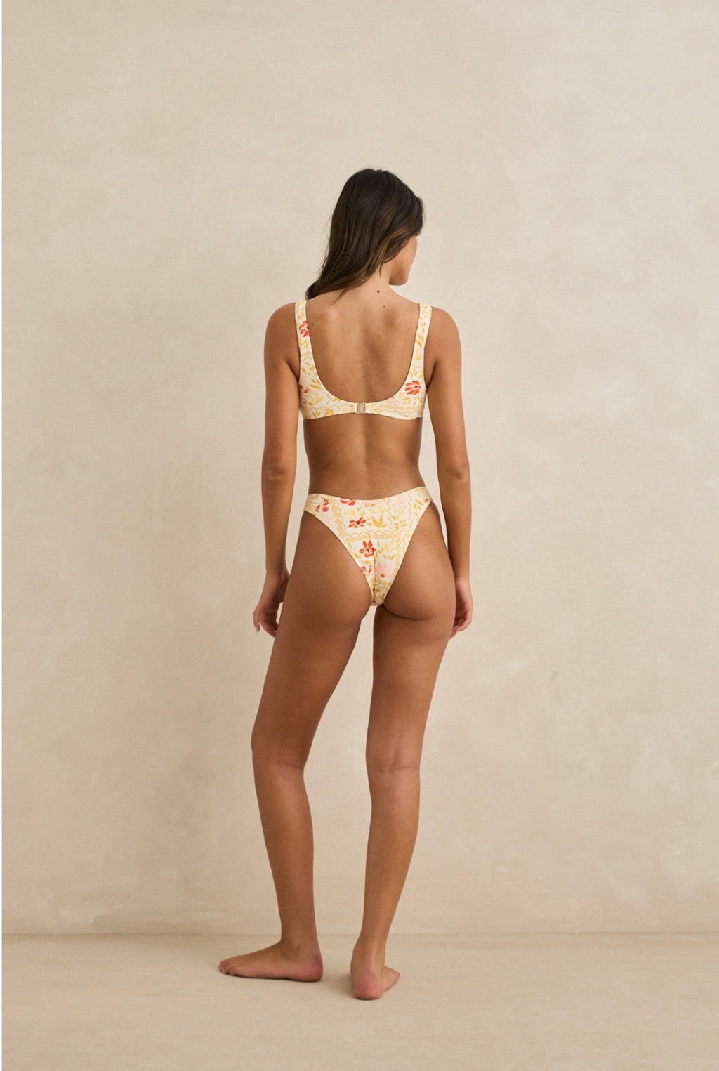 Wildflower Textured Bikini Bottom