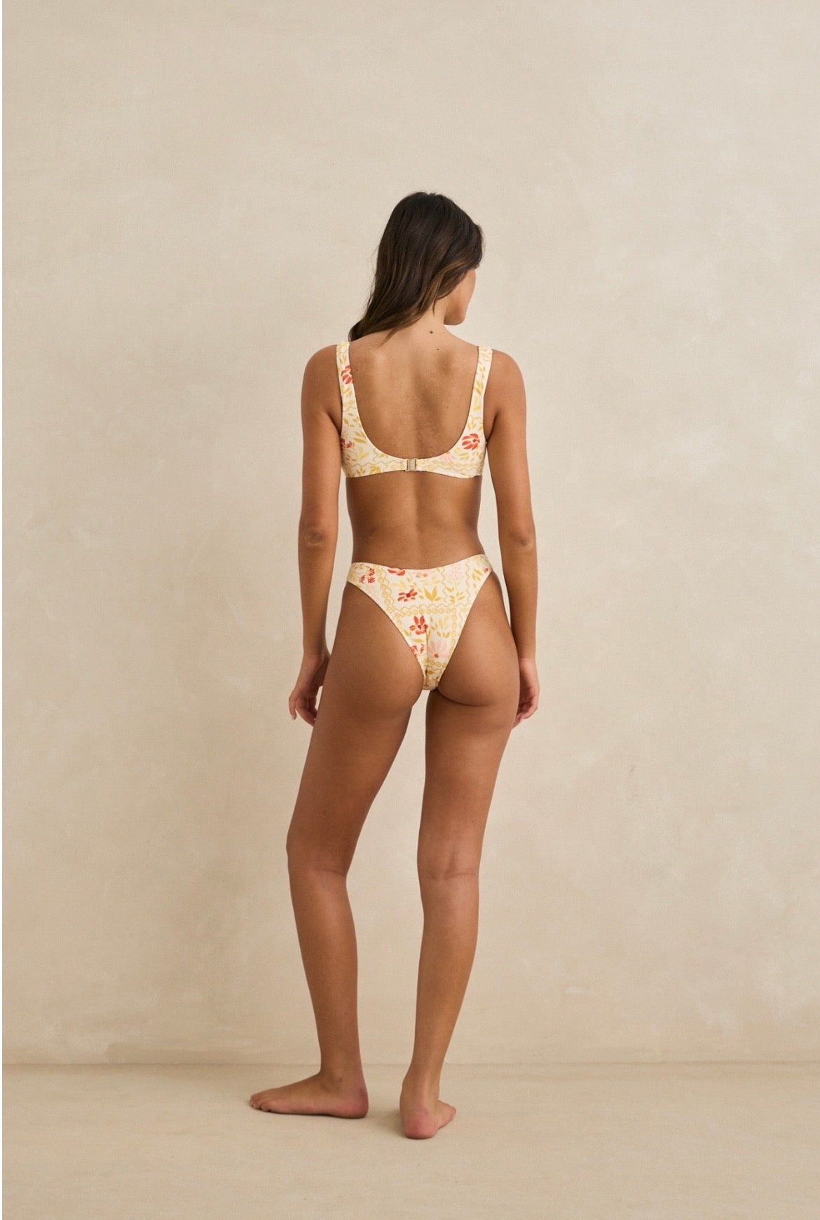 Wildflower Textured Bikini Bottom