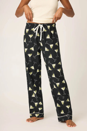 Merrier With A Martini Flannel Pant