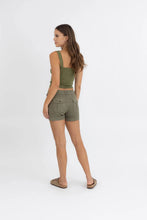 Flynn Cargo Trouser Olive Short