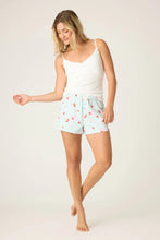 Ma Cherie Cherry Flannel Short