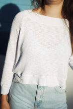 Carol White Off-Shoulder Sweater