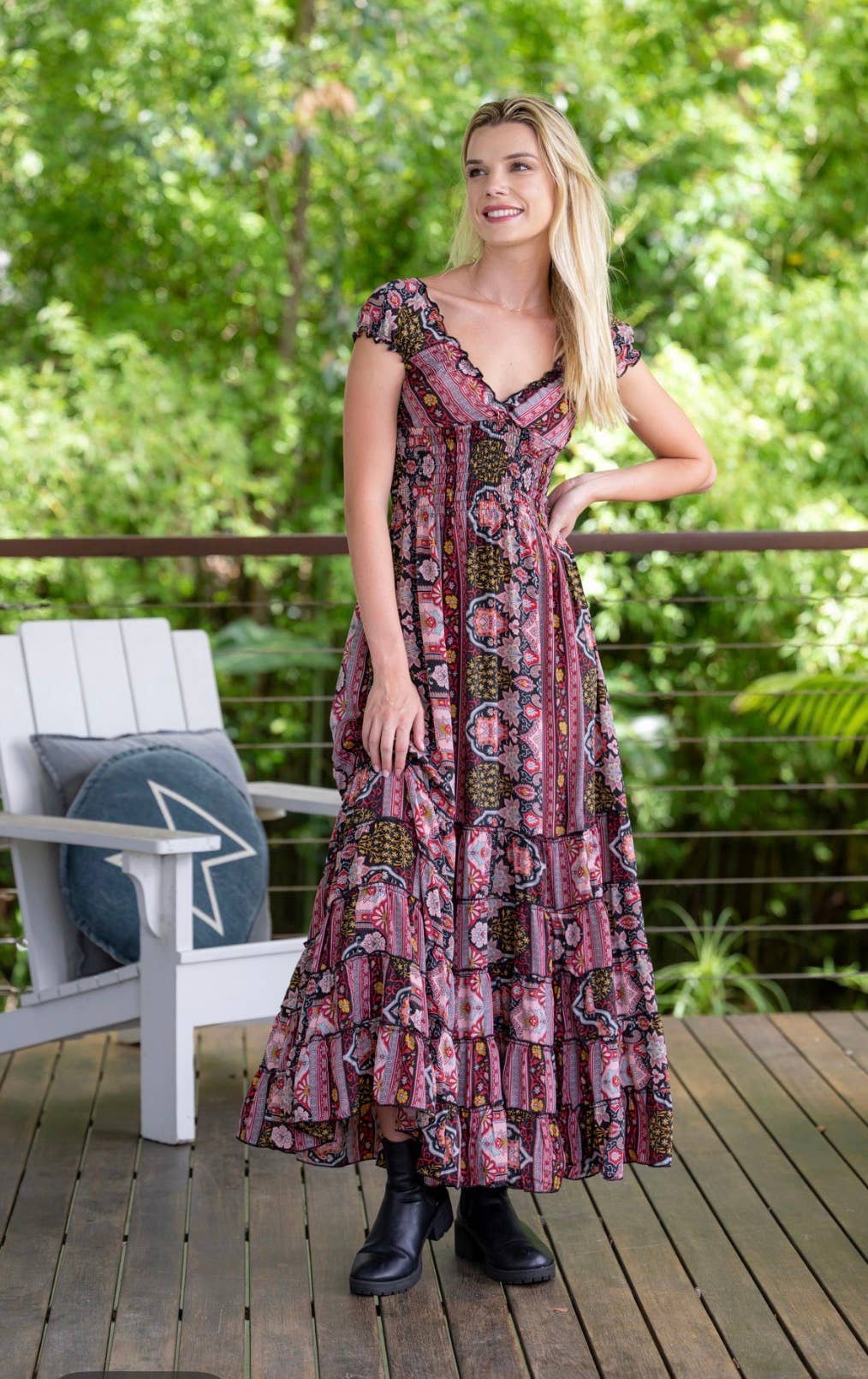 Evi Rosa Dress