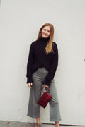 Tara Rails Turtle-Neck Sweater