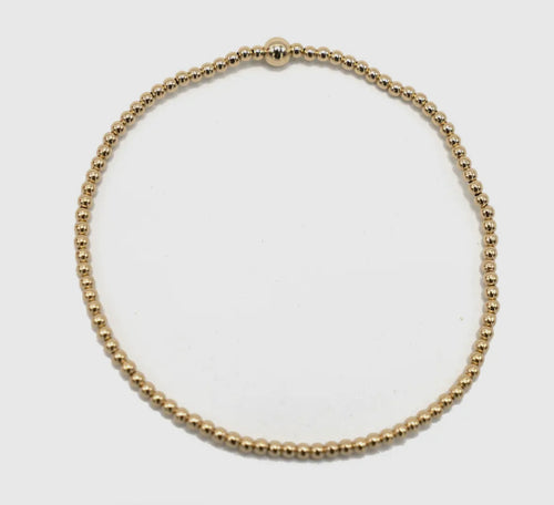 2mm Karma Gold-Filled Bracelet