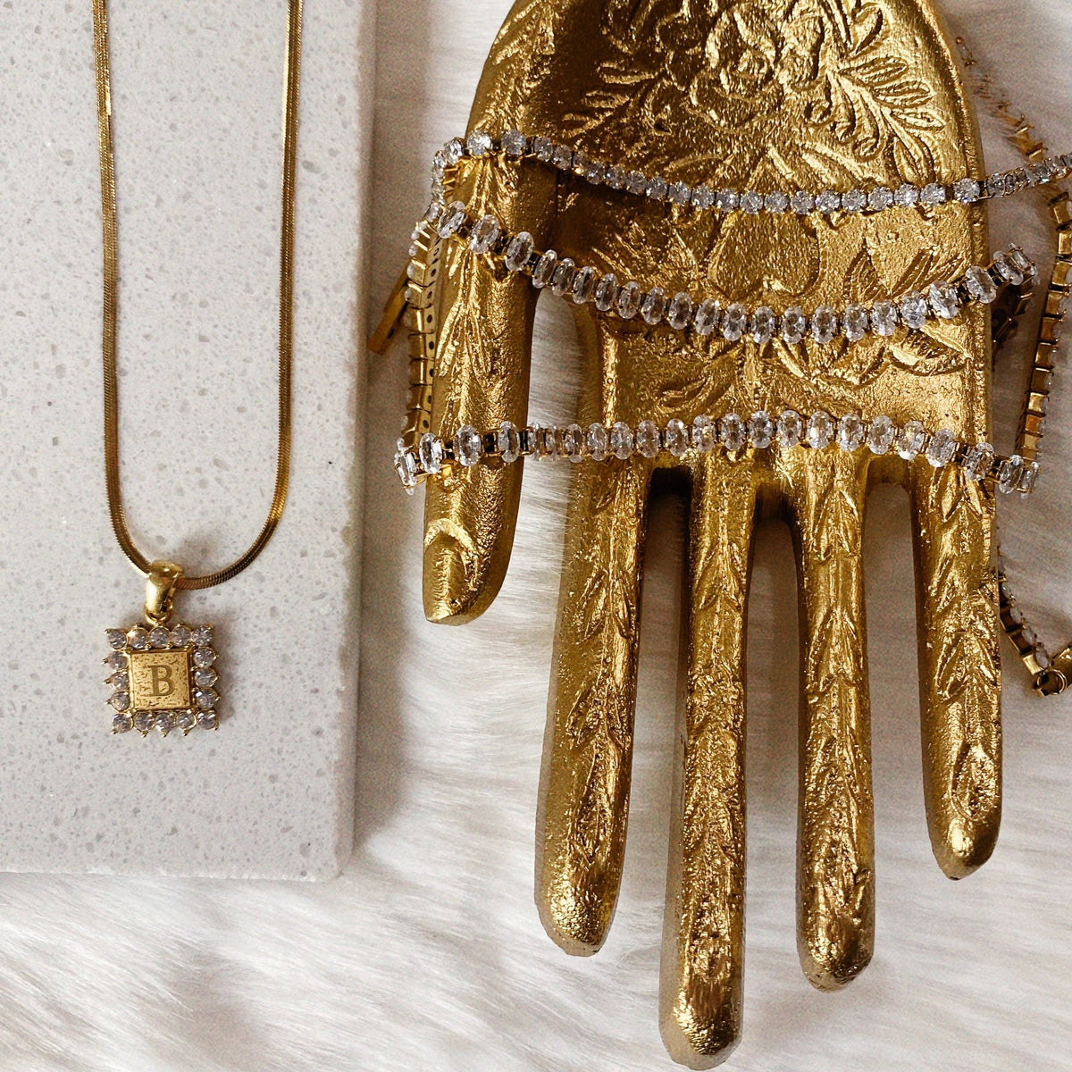 Heirloom CZ Tennis Necklace