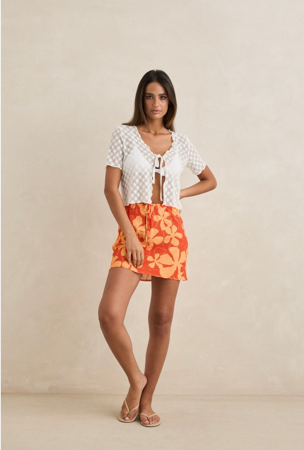 Gigi Lace Tie Top