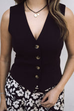 Melaney Black Vest