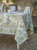 Augustine 36" Ivory Tablecloth