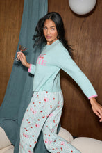 Ma Cherie Cherry Flannel Pant