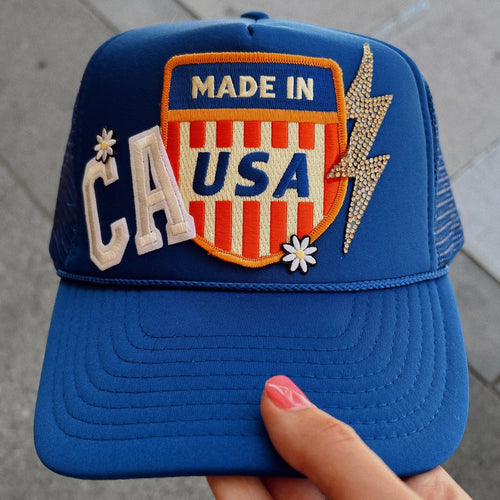 Made In California Americana Trucker Hat