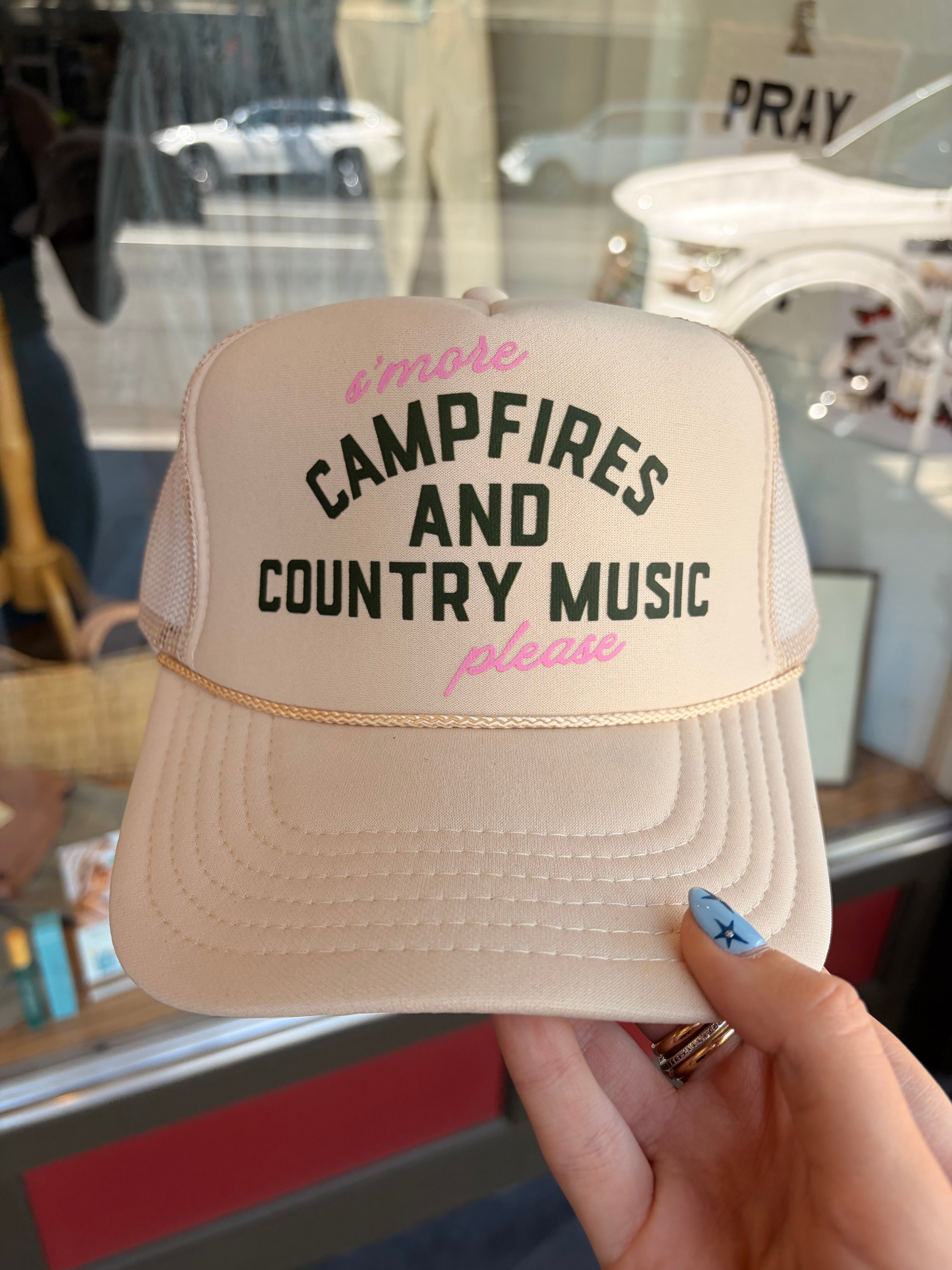 Campfires & Country Music Trucker Hat