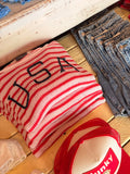 USA Stripe Crew Sweater