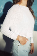 Carol White Off-Shoulder Sweater
