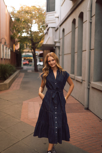 Daria Denim Midi Dress