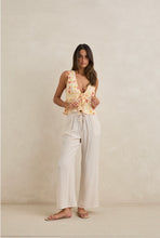 Wildflower Linen Tie Top