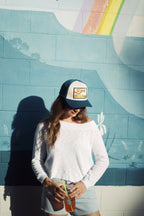 Carol White Off-Shoulder Sweater