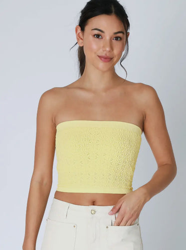 Floral Lace Tube Top
