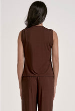 Cocoa Draped Tank