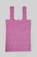 Floral Ribbed Square-Neck Top