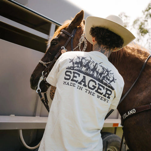 Herd Vintage White Tee