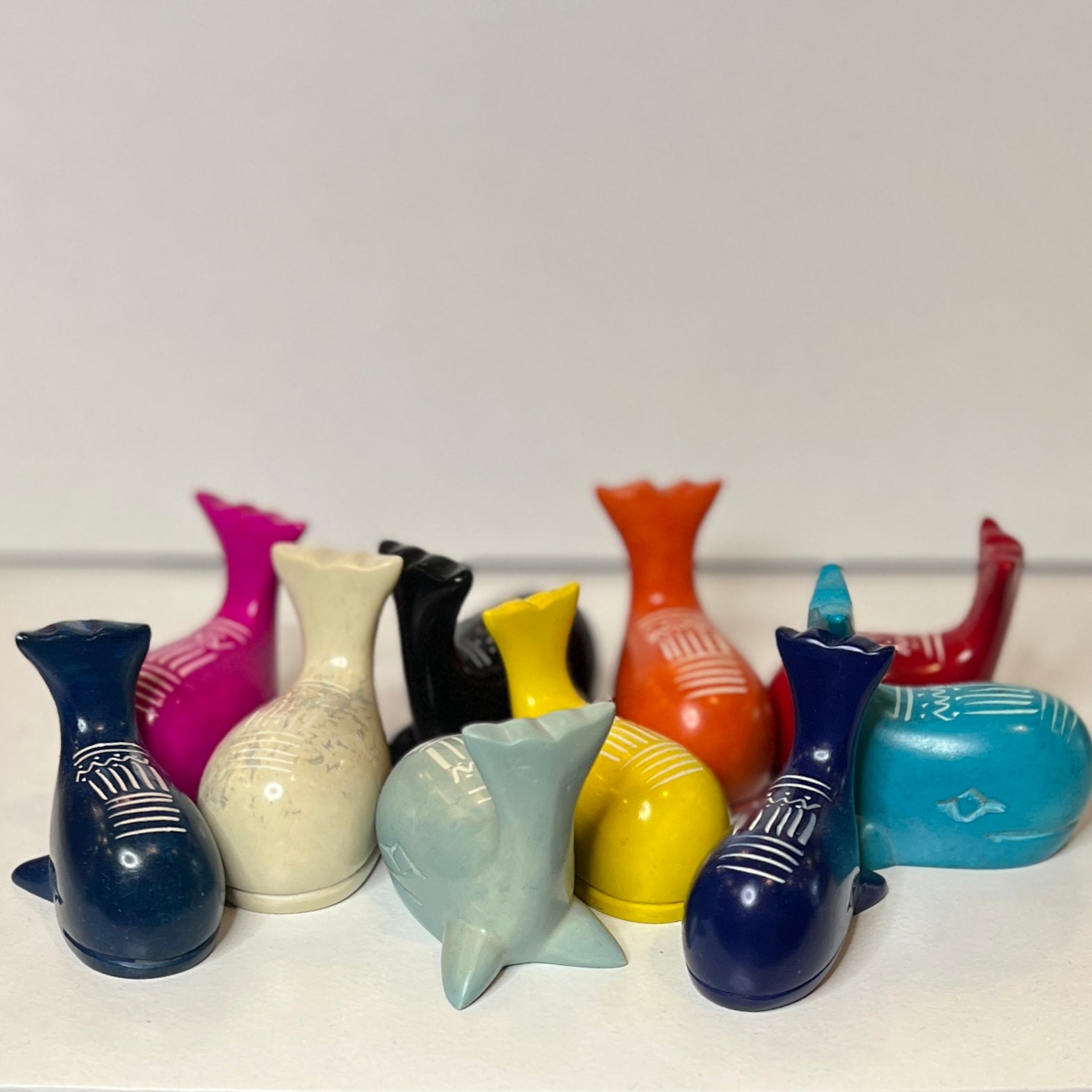 Soapstone Whales