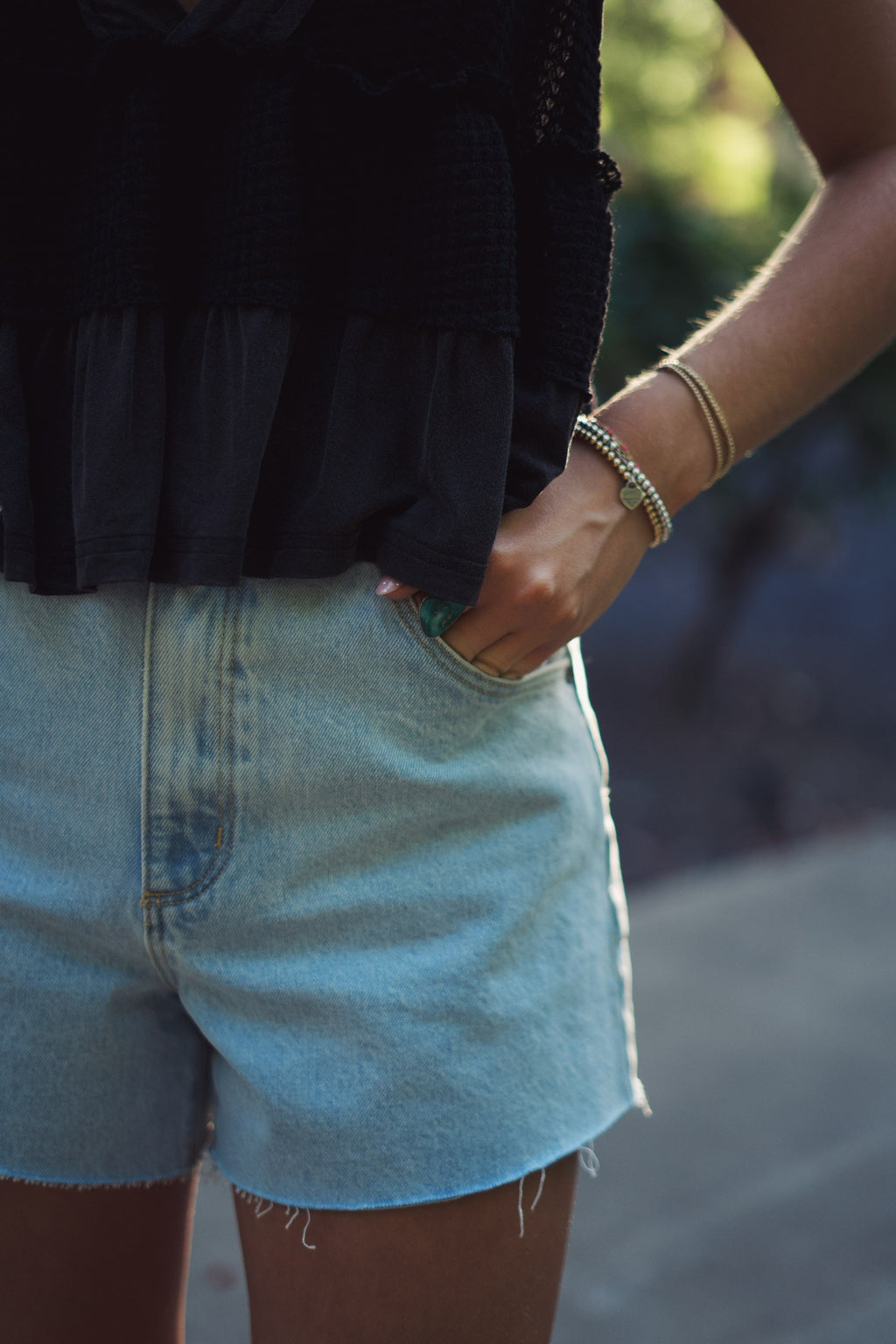 Nina Blue Mirage Denim Short