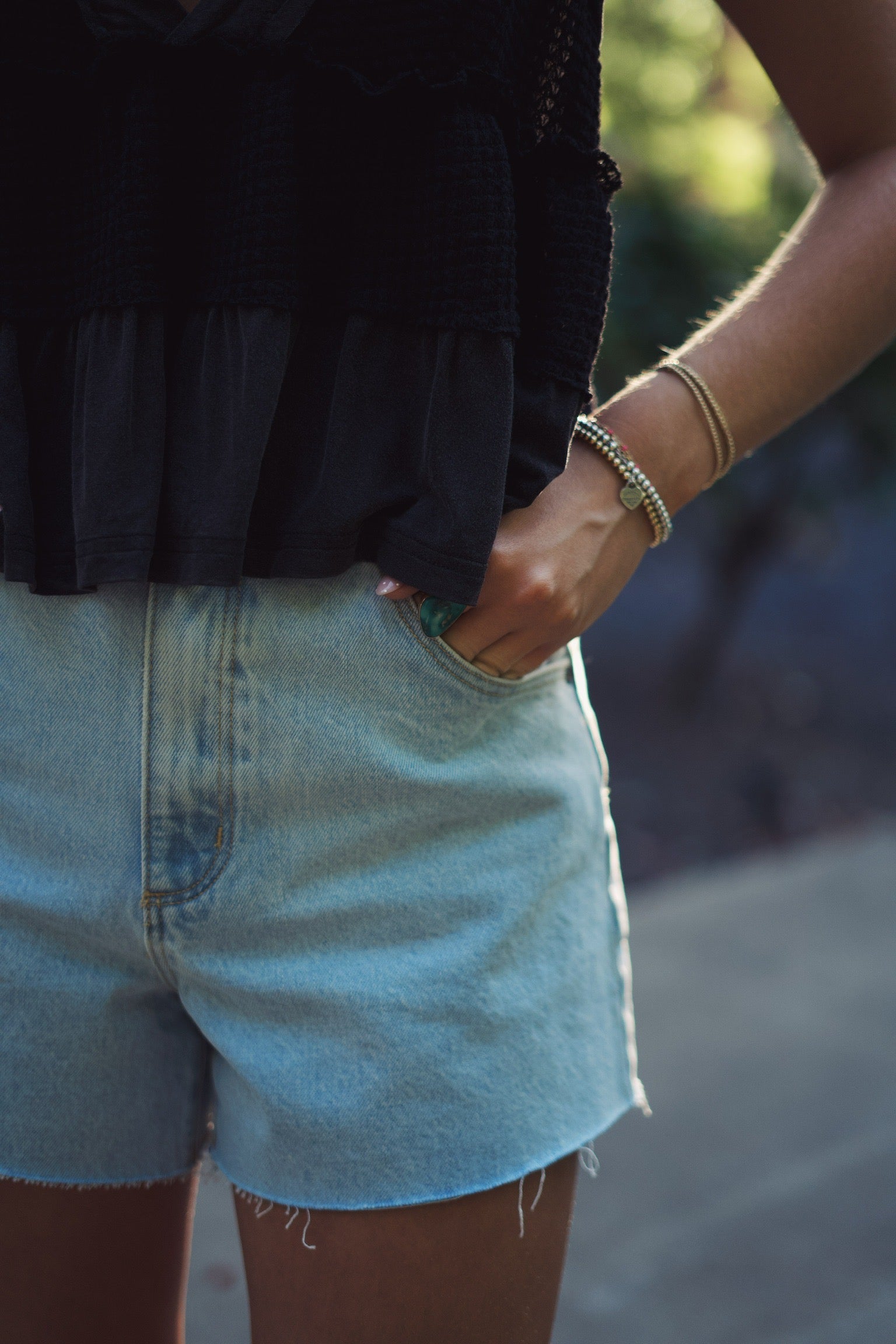 Nina Blue Mirage Denim Short