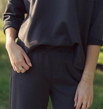 Charcoal Frenchie V-neck Sweatshirt