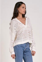 Crochet Collared Sweater