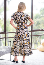 Monifa Frill Wrap Dress
