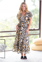 Monifa Frill Wrap Dress
