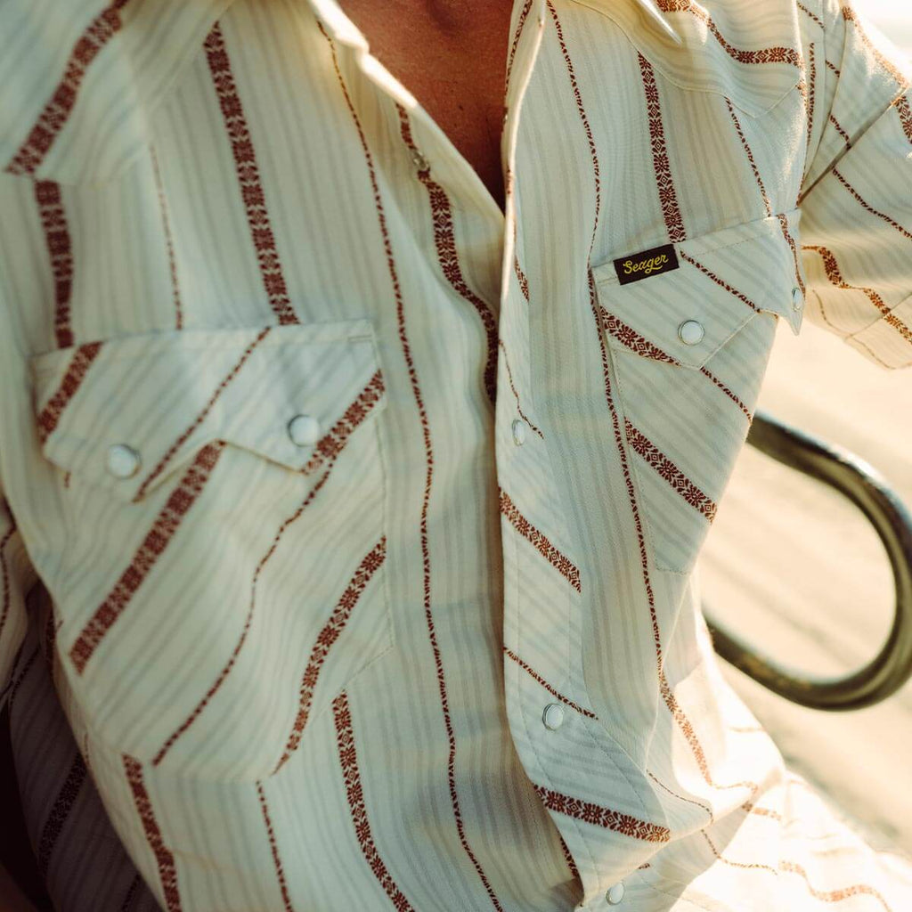 Sawtooth Azteca Tile Snap Shirt