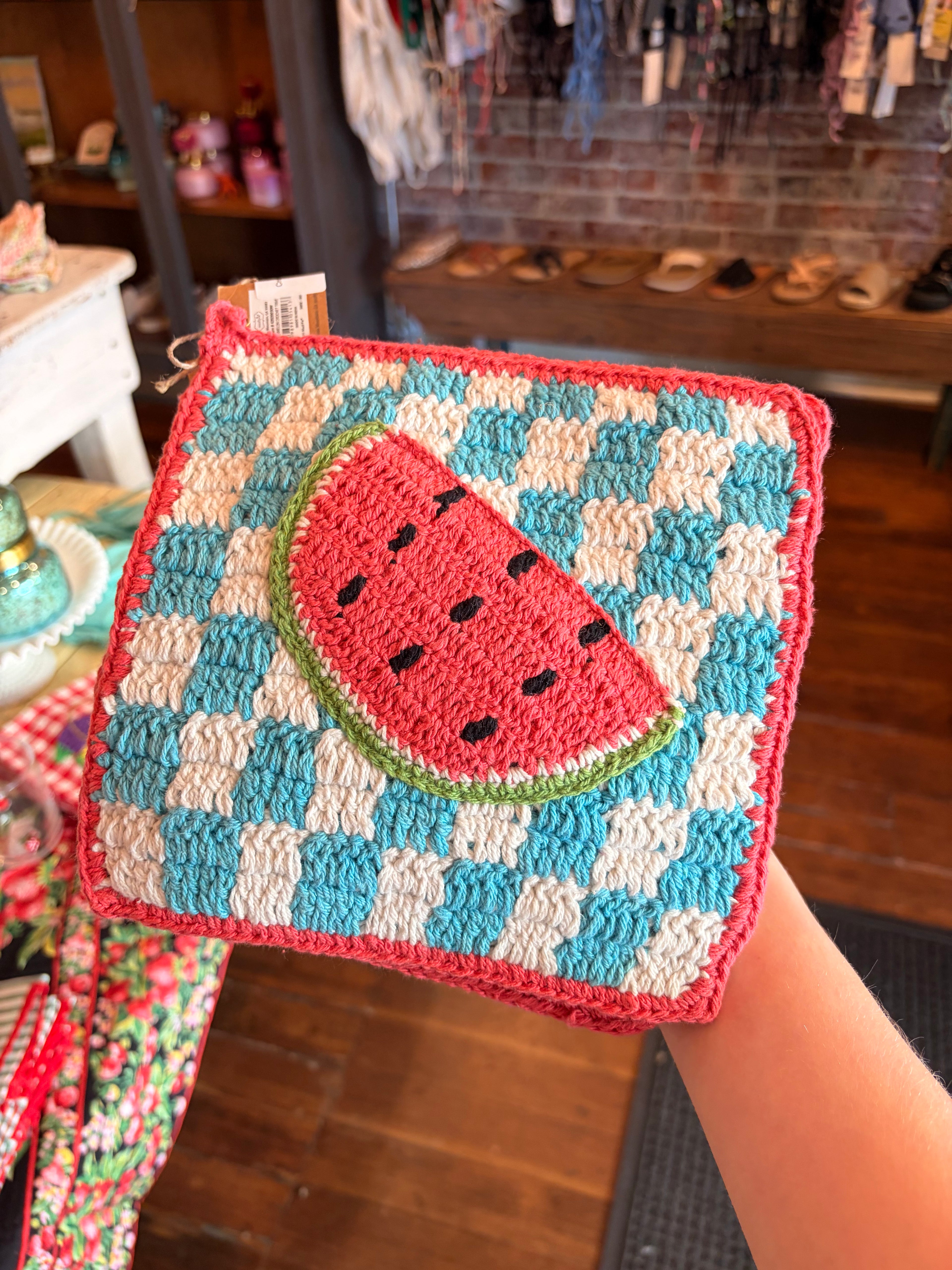 Crochet Fruit Potholder
