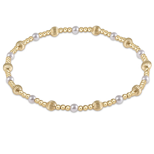 Dignity Sincerity 4mm Pearl Bead Bracelet