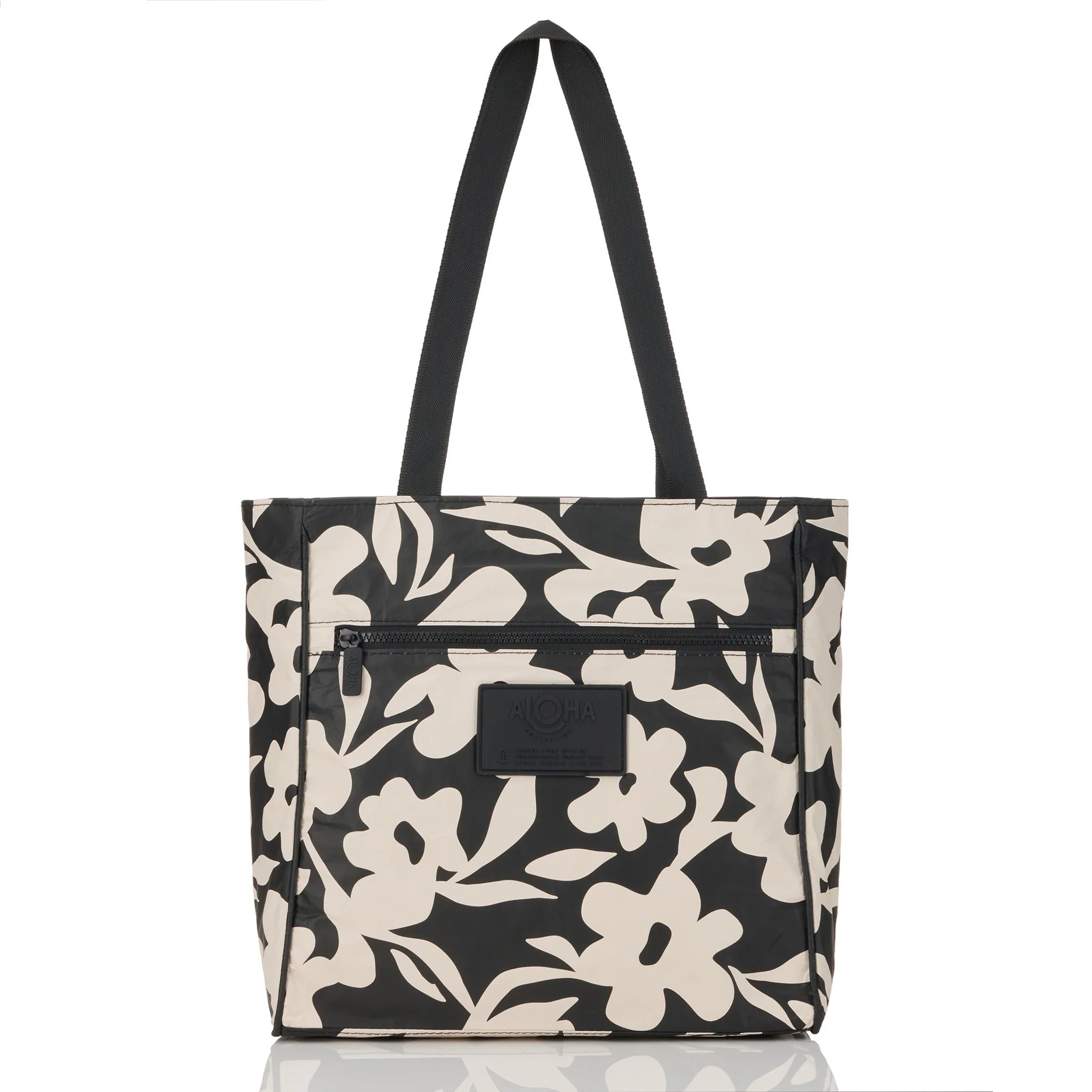 Fall Flowers Black Go-To Tote