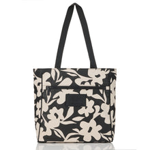 Fall Flowers Black Go-To Tote