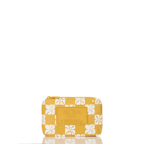 Pua Check Mustard MINI Pouch