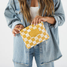 Pua Check Mustard SMALL Pouch