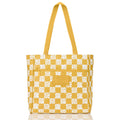 Pua Check Mustard Go-To Tote