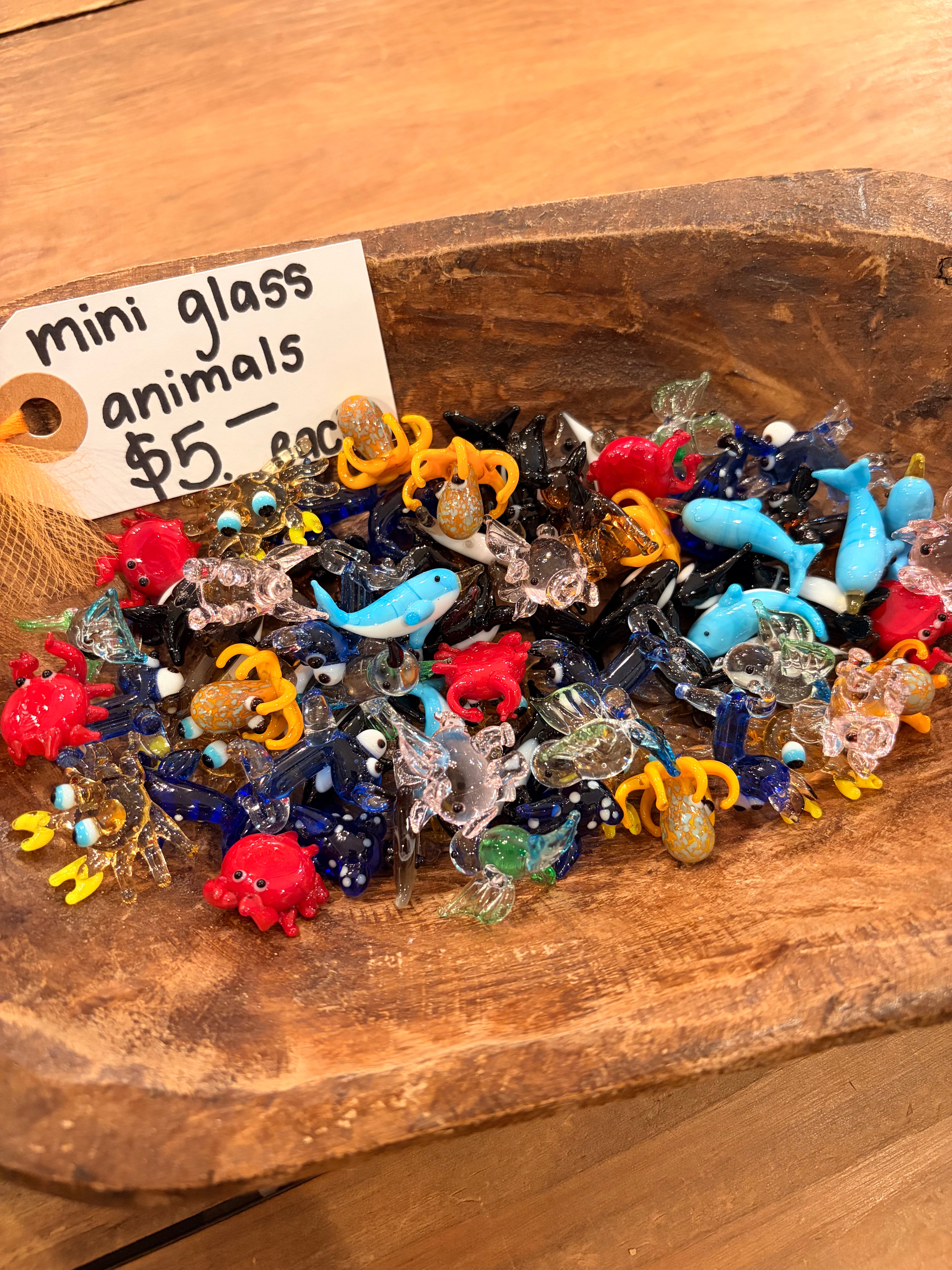 Mini Glass Animal