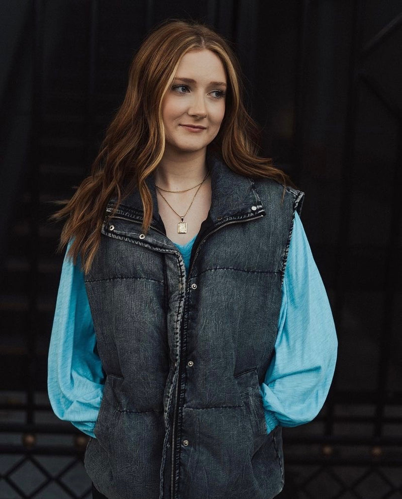 Jemma Puffer Vest – 3 Seas