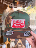 Record Oversized Camo Hat