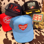 3 Seas Americana Embroidered Trucker Hat