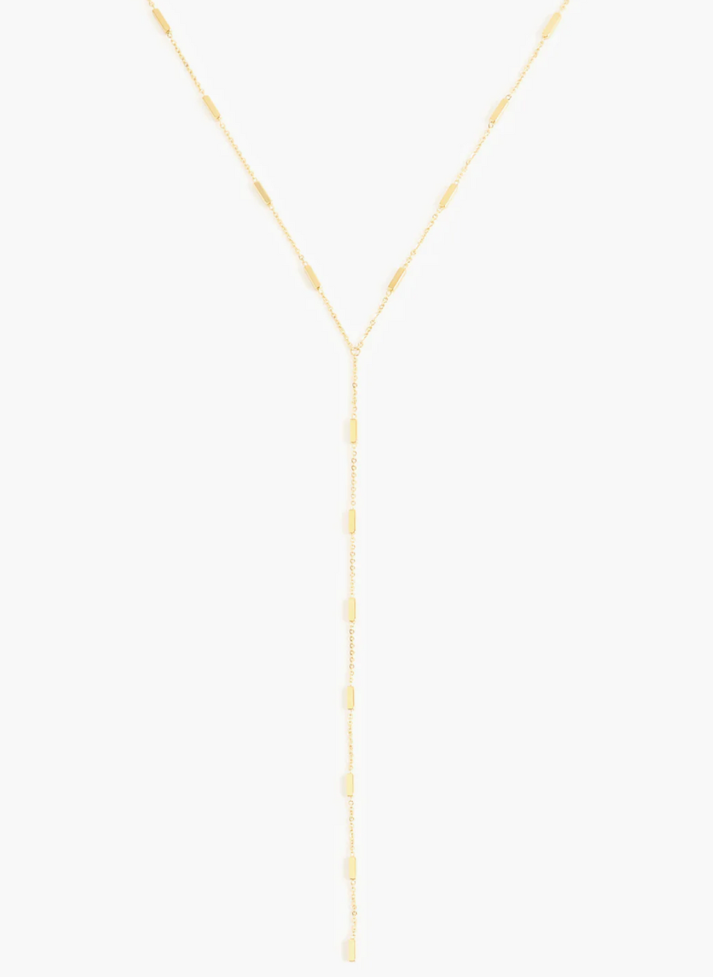Regina Gold Lariat Necklace