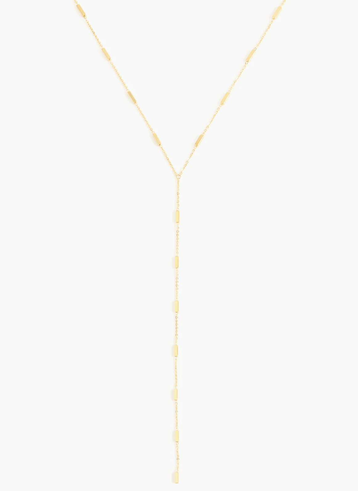 Regina Gold Lariat Necklace