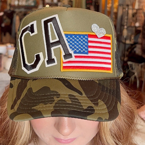 CA Love Trucker Hat