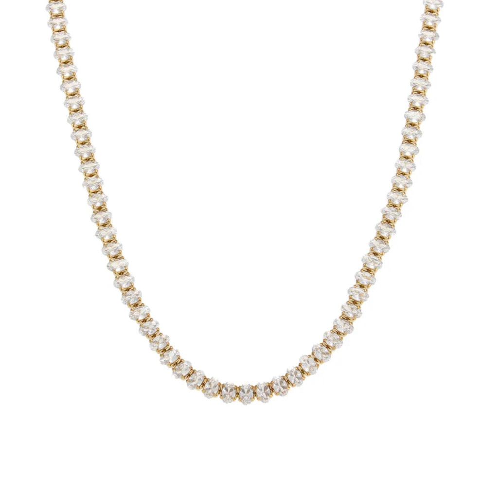 Heirloom CZ Tennis Necklace